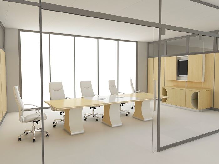 Modern Conference Table Crevasse